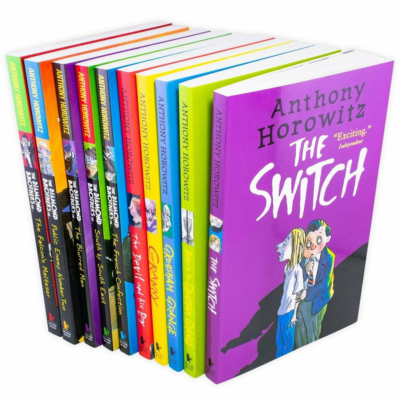 The Wickedly Funny Anthony Horowitz Bumper Boxset– 10 Paperback Book Collection of Hilarious & Adventurous Children's Fiction for Young Readers & Kids