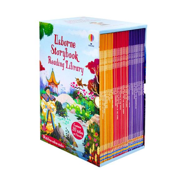 Usborne Storybook Reading Library 30 Books Box Set (Contains 30 Titles And 3 Levels)