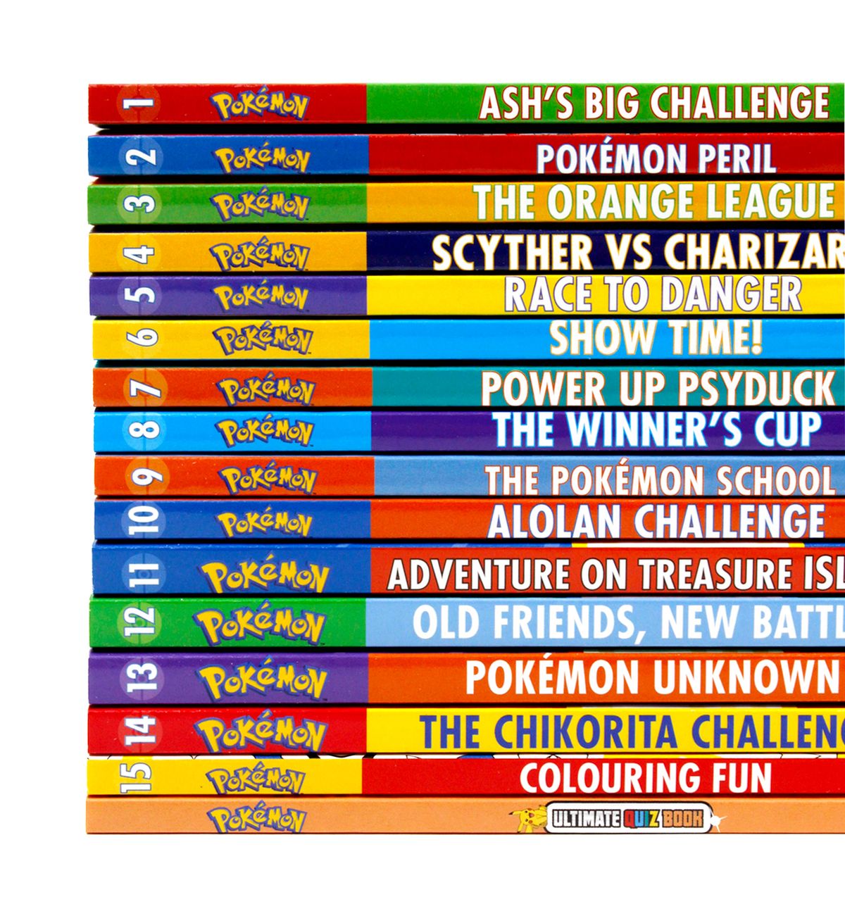 Pokémon Colossal Collection 16 Books Box Set (Ash's Big Challenge