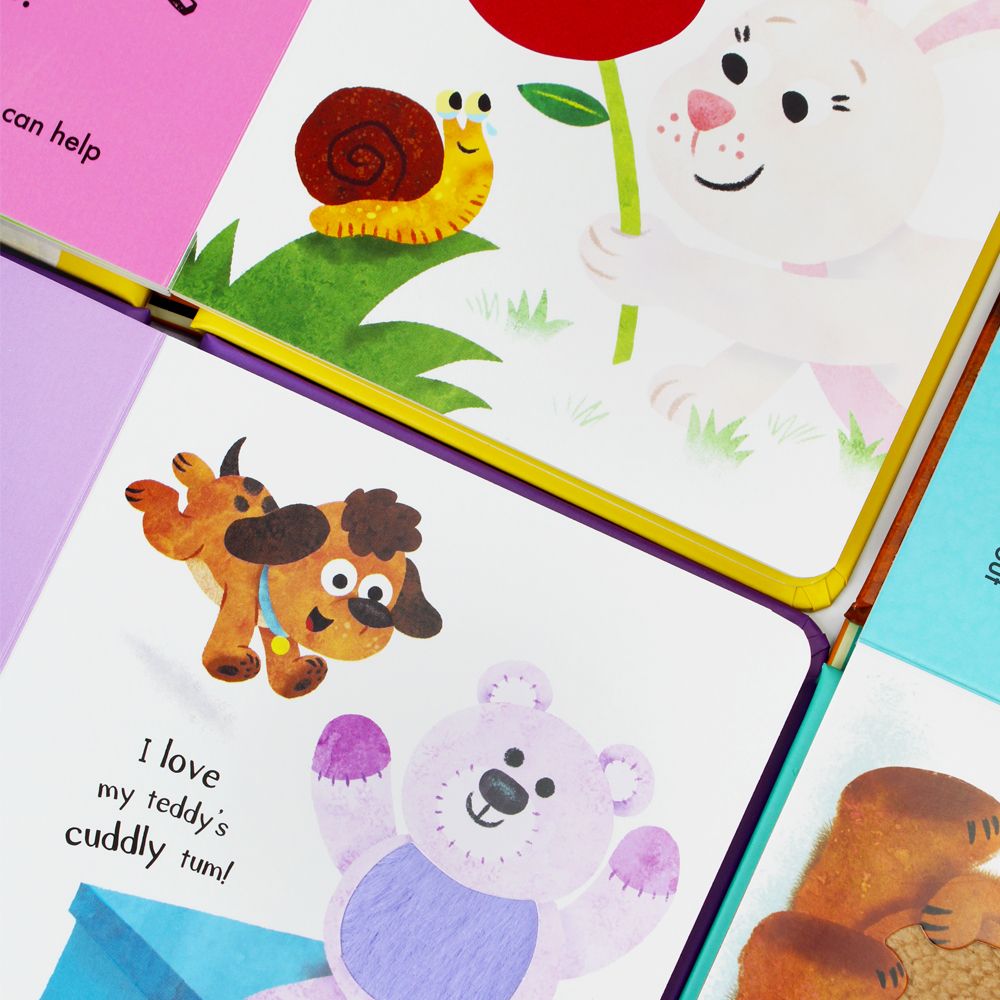 My First Behaviours Touch & Feelings 4-Book Gift Set by Dr Naira Wilson | Board Books for Toddlers – Early Learning, Emotions & Family Education