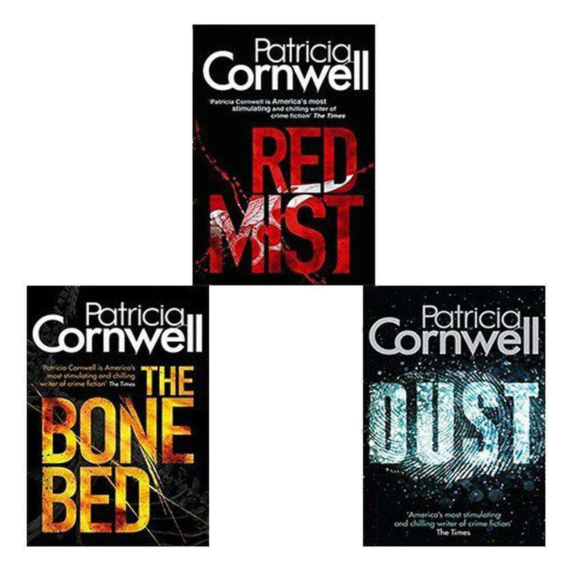 Scarpetta Series Bone Bed 3 Books Set Collection Patricia Cornwell