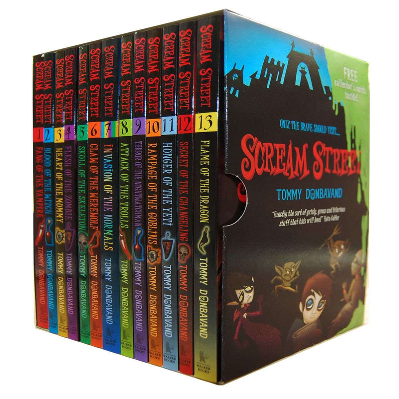 Scream Street 13 Books Box Set Collection Tommy Donbavand