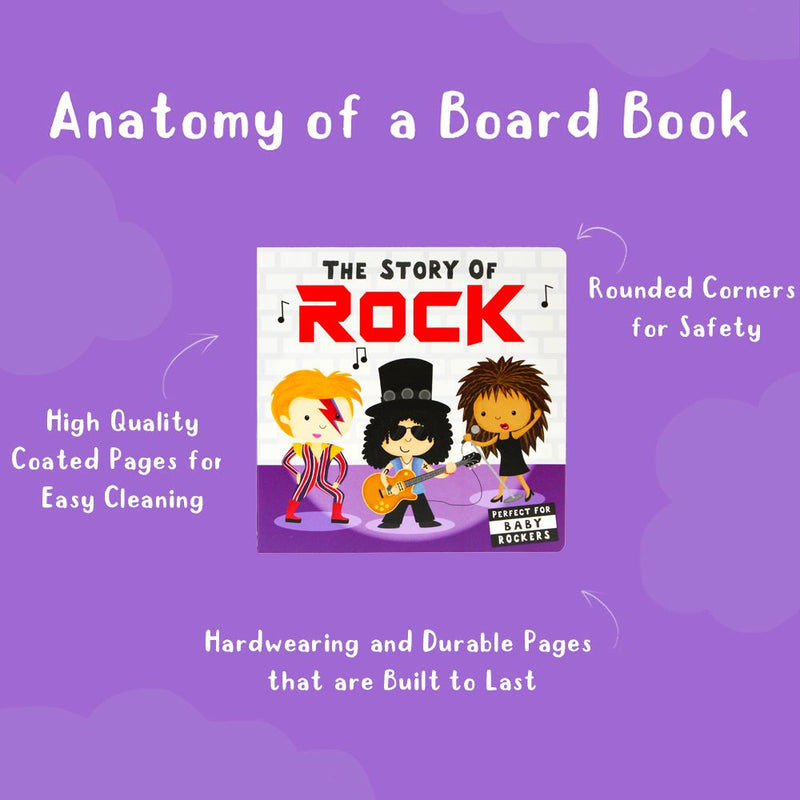 The Story of: The Story of Rock (Board book) 