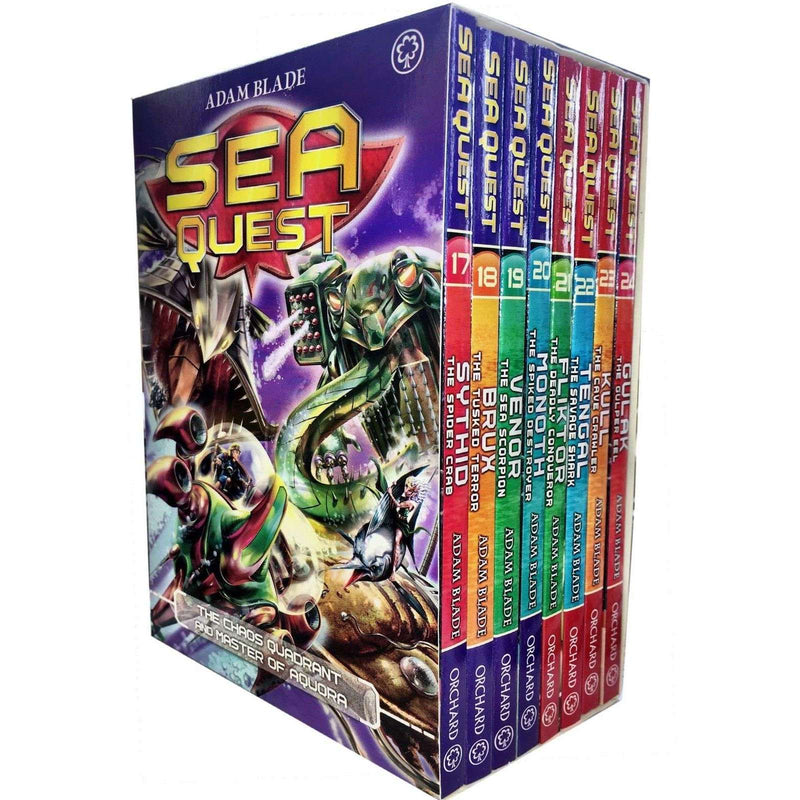 Sea Quest Series 5 and 6 Collection Adam Blade 8 Books Box Set Pack Sythid, Brux