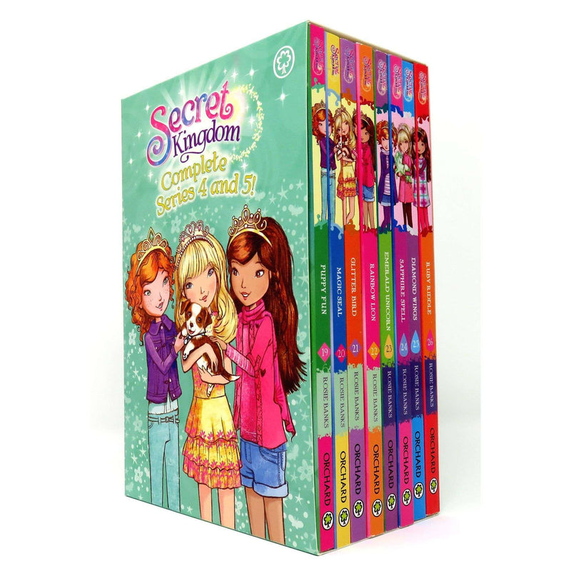 Secret Kingdom Series 4 and 5 Collection 19-26 Rosie Banks 8 Books Set Childrens