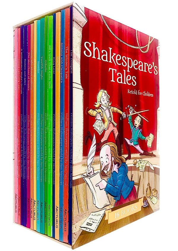 Shakespeare's Tales Retold for Children Collection 16 Books Box Set by William Shakespeare & Retold By Sam Newman