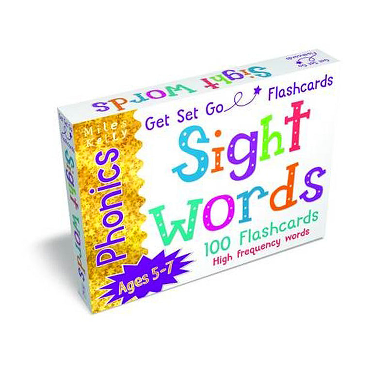 Get Set Go Phonics Flashcards, Sight Words By Miles Kelly