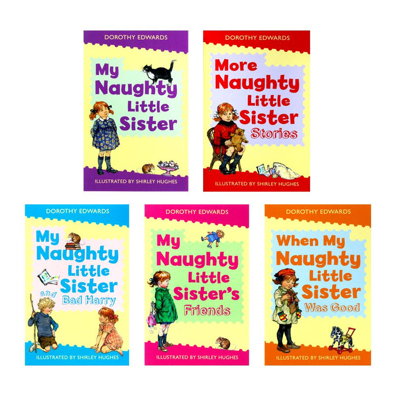 My Naughty Little Sister Series Collection by Dorothy Edwards– 5 Paperback Book Set| Humorous Children's Stories| Fun Reading for Kids & Young Readers