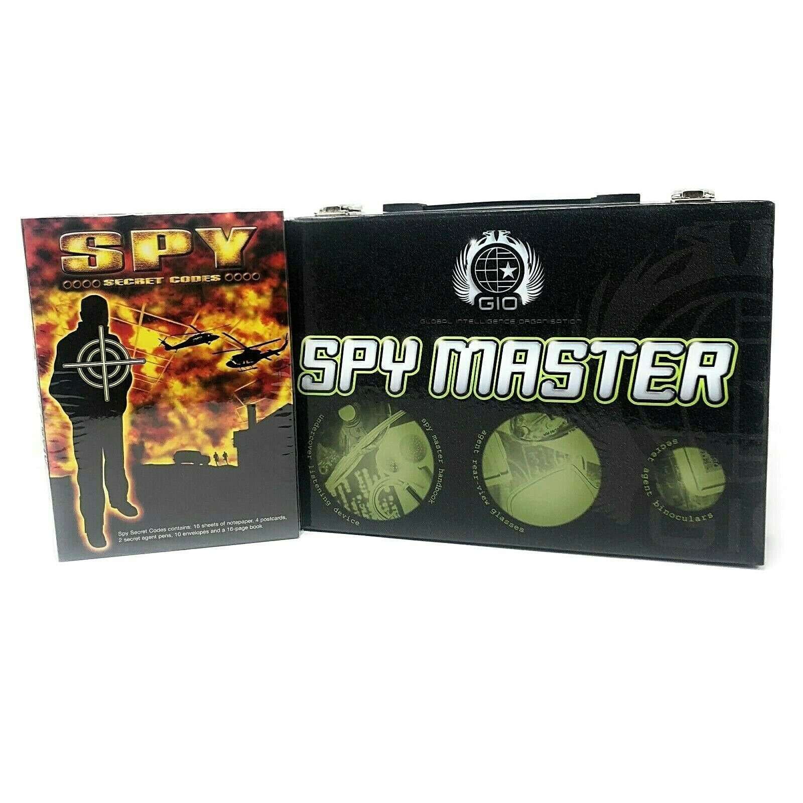 Spy Master Briefcase and Spy Secret Codes Communication Collection Kit ...