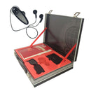 Spy Master Briefcase Black Spy kit - Secret agent mission handbook with top spy gear and gadget surveilance