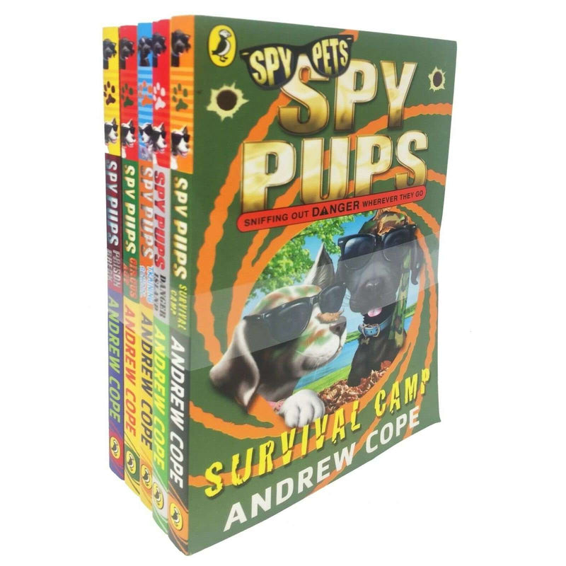 Spy Pups Pack 5 Books Set Andrew Cope Collection Spy Pups Series