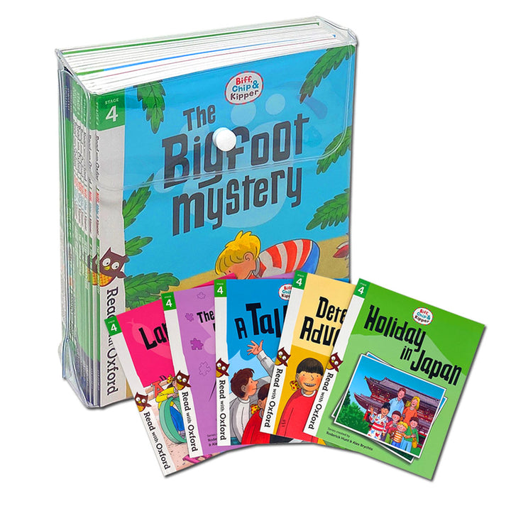 Biff, Chip and Kipper Stage 4 Read with Oxford 5+: 16 Book Children’s Collection | Early Readers, Educational Kids Fiction, Literacy Set