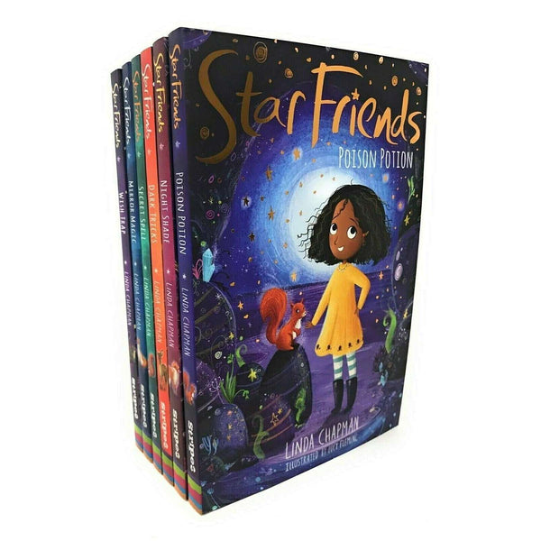 Star Friends 6 Books Set Collection By Linda Chapman Night Shade, Wish Trap