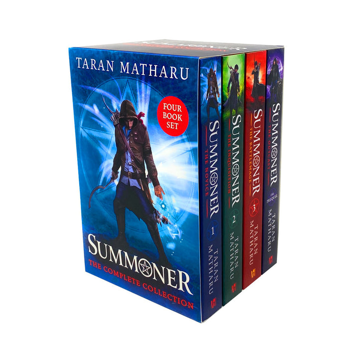 Taran Matharu Summoner Series 4 Book Collection Set – YA Fantasy Adventure with Magic, Epic Battles, Imaginative Fiction, Bestselling Novels