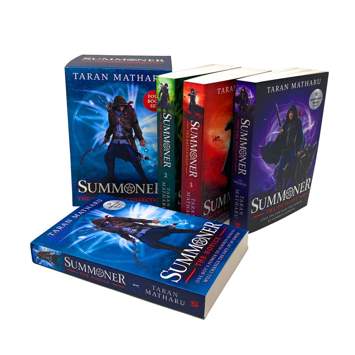 Taran Matharu Summoner Series 4 Book Collection Set – YA Fantasy Adventure with Magic, Epic Battles, Imaginative Fiction, Bestselling Novels