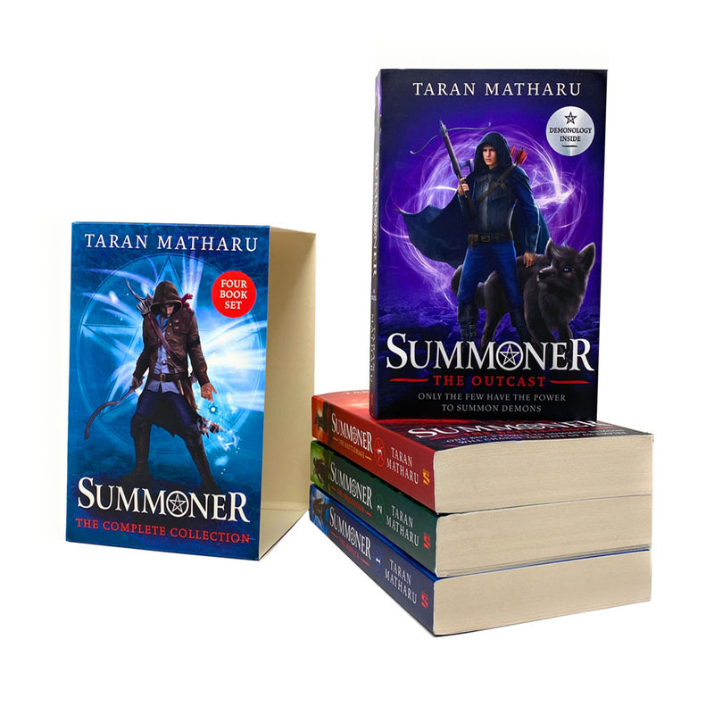 Taran Matharu Summoner Series 4 Books Collection Set Outcast