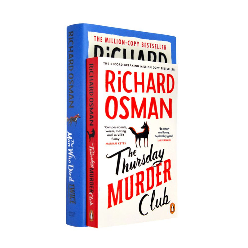 Richard Osman Thursday Murder Club 2 Books Collection Set (The Thursday Murder Club, The Man Who Died Twice)