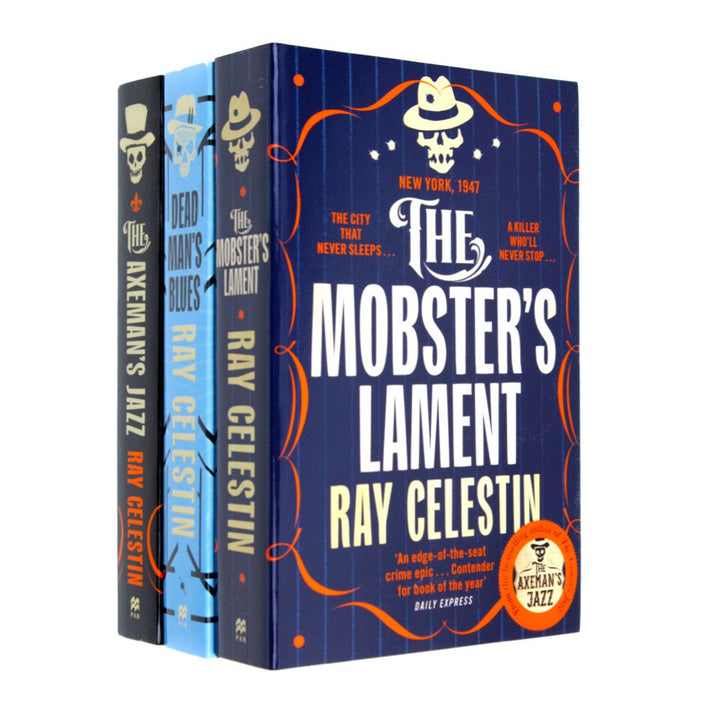 City Blues Quartet 3 Book Set by Ray Celestin – The Axeman's Jazz, Dead Man's Blues, The Mobster's Lament | Historical Crime, Mystery, Jazz Age (12+)