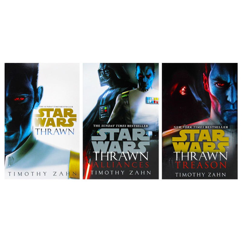 Star Wars Thrawn Series Books 1 - 3 Collection Set by Timothy Zahn