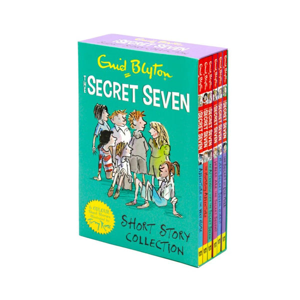 Enid Blyton The Secret Seven Short Story Collection 6 Books Box Set (Adventure on the Way Home, An Afternoon with the Secret Seven and More