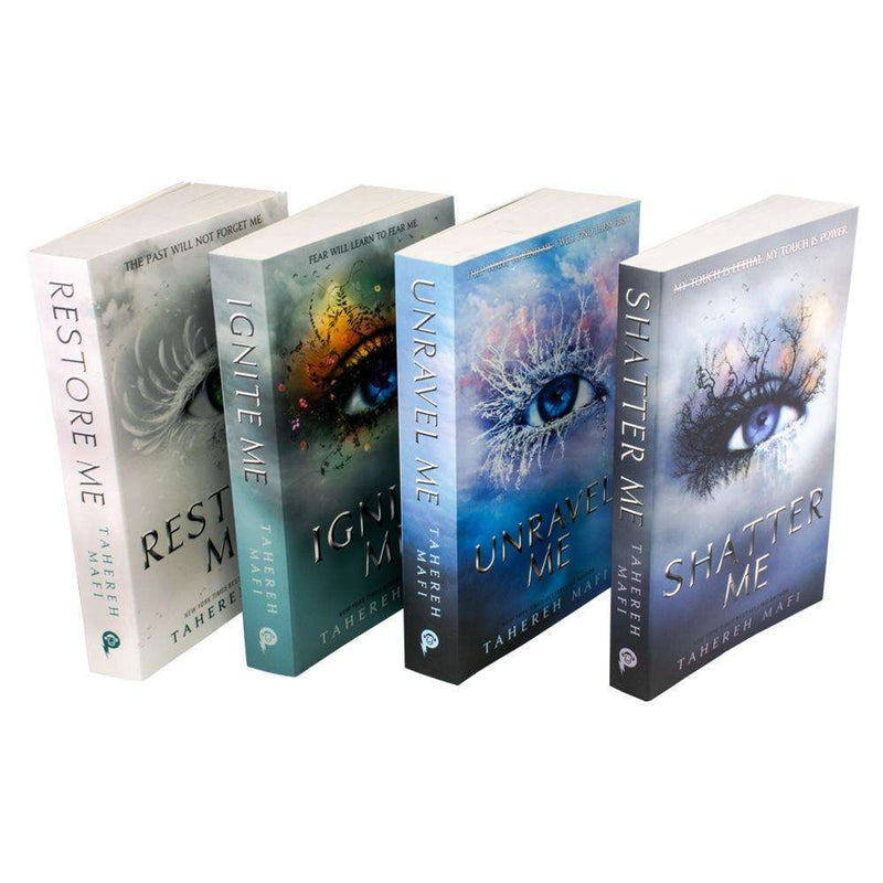 Tahereh Mafi Shatter Me Series 4 Book Set Collection Shatter, Restore