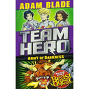 Team hero series 3 Shadow Stallion 4 books Collection set by Adam blade