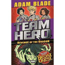 Team hero series 3 Shadow Stallion 4 books Collection set by Adam blade