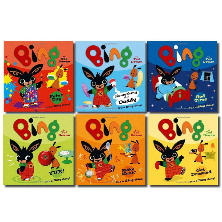 Bing Bunny Story Collection by Ted Dewan – 6-Book Set | Fun & Colorful Children's Stories | Adventure, Learning, Bedtime & Creativity (Age 3-7)