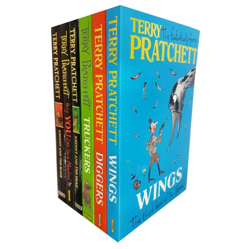 Terry Pratchett Bromeliad Trilogy and Johnny Maxwell Series Collection 6 Books Set