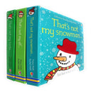 Thats Not My Christmas Collection 3 Books Set Touchy-Feely Santa, Elf, Snowman