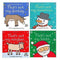 Thats Not My Touchy-Feely 4 Board Books Set Christmas Collection Santa,Snowman