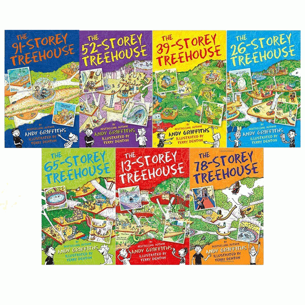 Treehouse Collection The 13 Storey Treehouse Collection 7 Books Collection By Andy Griffith ...