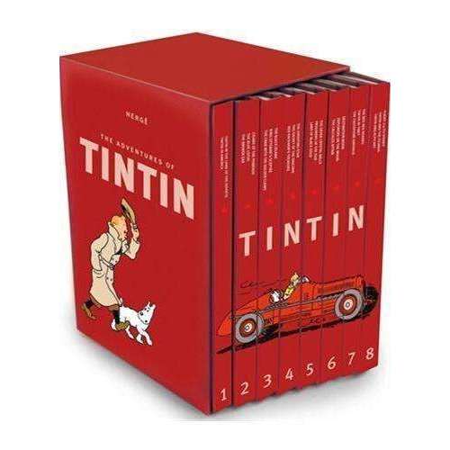 The Adventures of Tintin 8 Books Set Collection Box Set Hardback