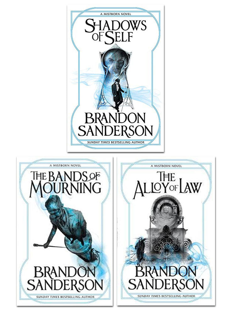 The Mistborn Trilogy 3 Books Set Collection By Brandon Sanderson