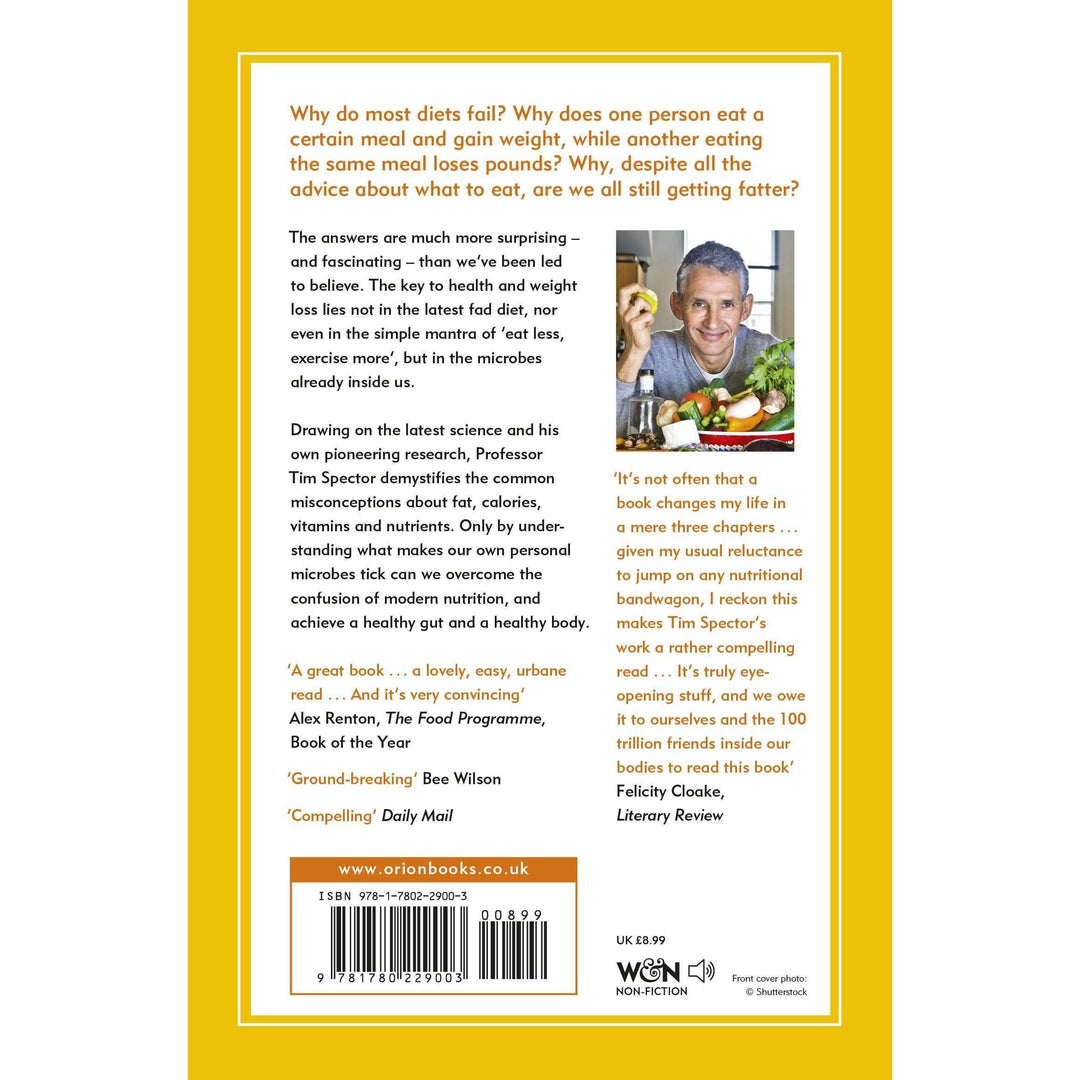 The Diet Myth Book: The Real Science Behind What We Eat by Tim Spector | Evidence-Based Guide to Nutrition, Health, Wellness & Dietary Choices