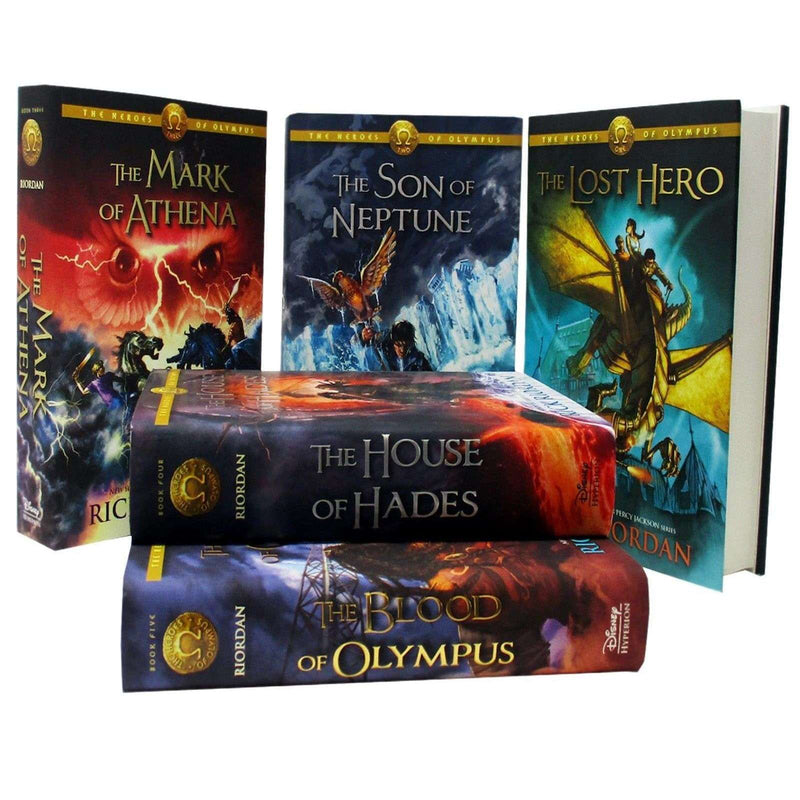 The Heroes of Olympus Collection 5 Books Set Collection by Rick Riordan Hardback