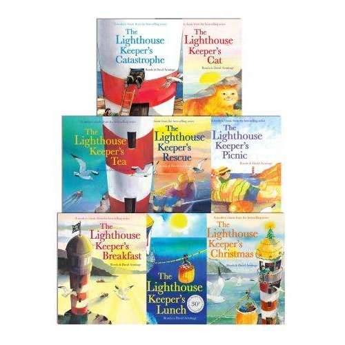 The Lighthouse Keeper's Lunch Collection 8 Books Set Cat, Picnic, Rescue, Tea