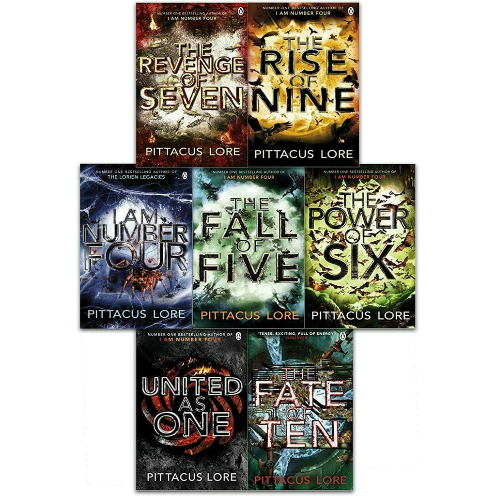 The Lorien Legacies Series By Pittacus Lore 7 Books Collection Set ...