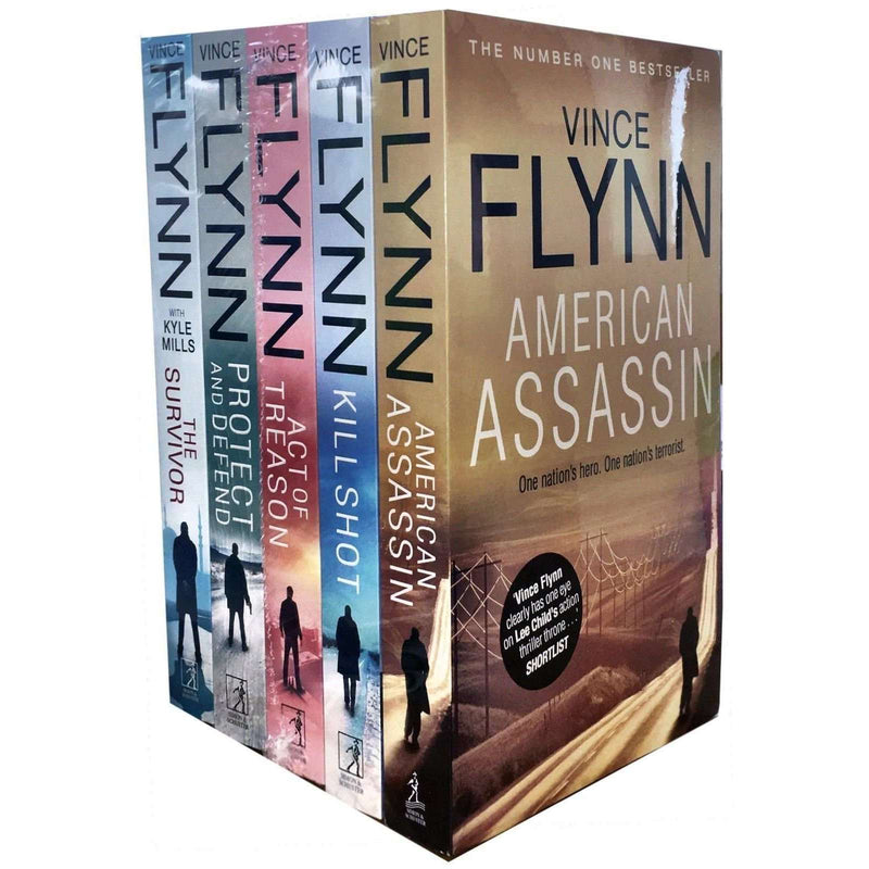 The Mitch Rapp Series Vince Flynn 5 Books Set Collection American Assassin, Kill Shot
