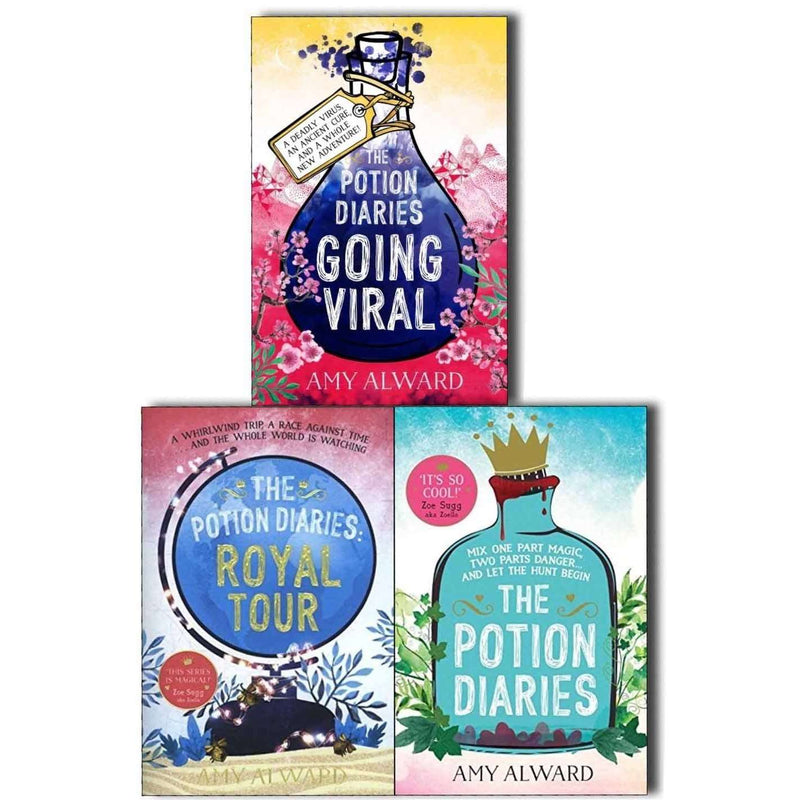 The Potion Diaries Amy Alward 3 Books Collection Pack Set- The Potion Diaries