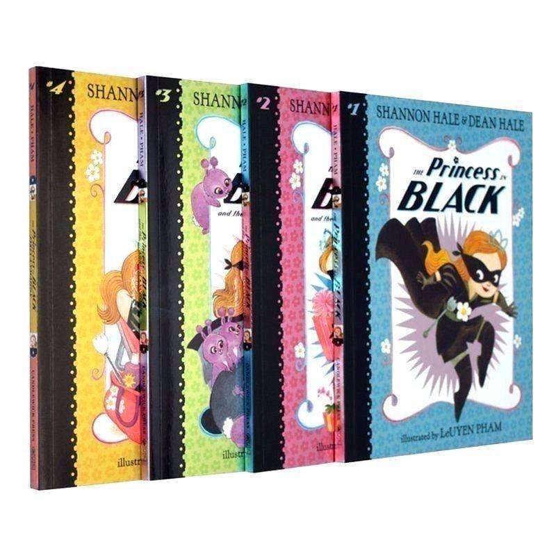 The Princess in Black Collection 4 Books Set Children Pack by Shannon Hale