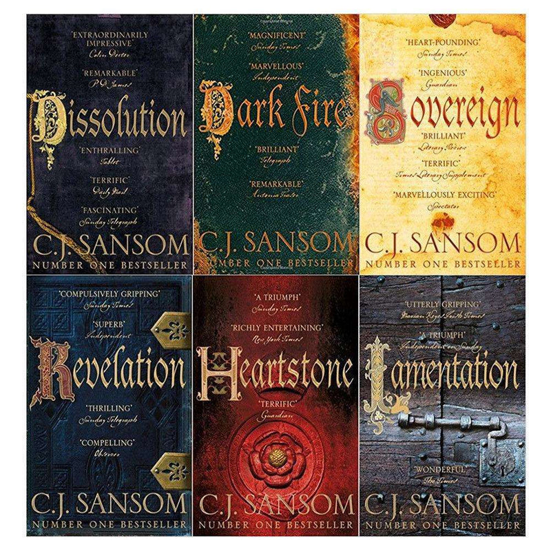 The Shardlake Series Collection 6 Books Set By C.J. Sansom, Dissolution Dark Fire