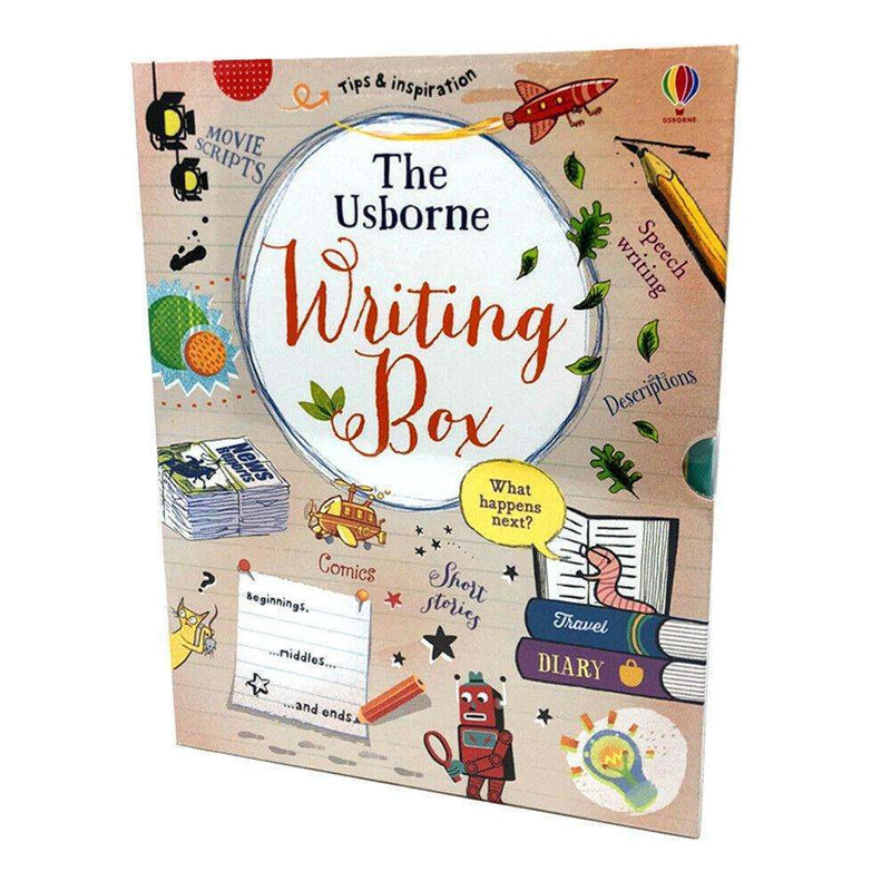 The Usborne Writing Box 3 Books Set Collection, Creative Writing, Journal