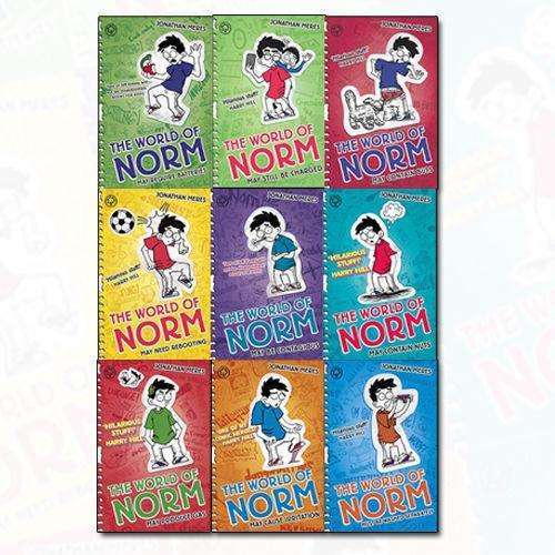 The World of Norm Collection Jonathan Meres 9 Books Set (May Contain Nuts, Etc)