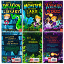 Kit the Wizard The Dragon In The Library Series 3 Books Collection Set Paperback By Louie Stowell