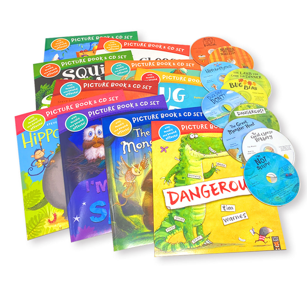 The Great Cheese Robbery 10 Picture Books & Audio CDs Set | Fun Children's Stories for Ages 3–7 – Animals, Humor, Learning & Interactive Reading