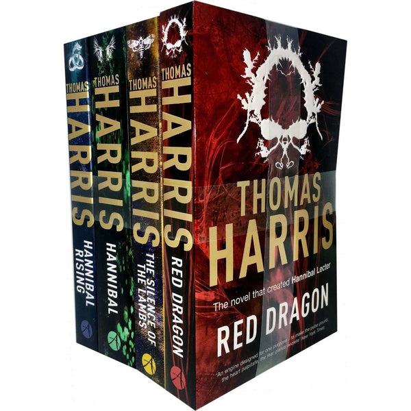 Thomas Harris Hannibal Lecter Collection 4 Books Set Red Dragon, Silence of Lamb