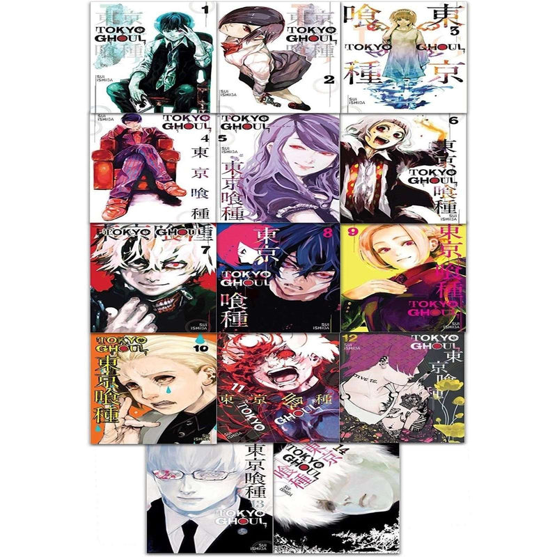 Tokyo Ghoul Volume 1-14 Collection 14 Books Set By Sui Ishida