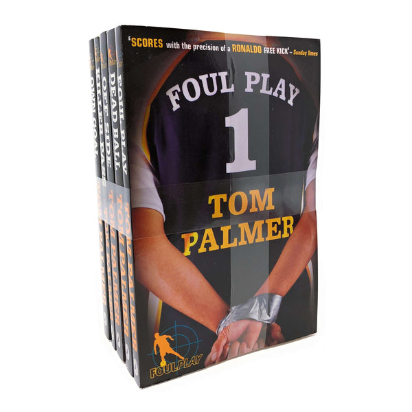 Tom Palmer Football Detective 5 Books Collection Set Off side Own Goal Foul Play