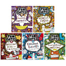Tom Gates Series 1-5 Collection by Liz Pichon | Children's Humor & Adventure Book Set  Fun Fiction for Kids Ages 8+ Scholastic Paperback Bundle